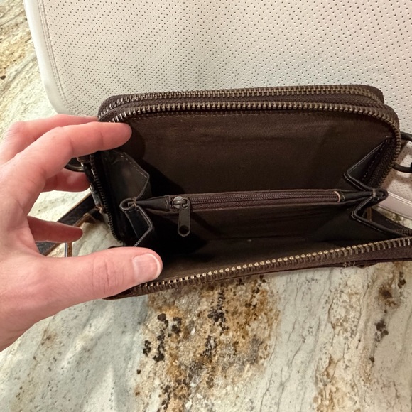 STS Ranchwear Dark Brown Leather Belt Bag - Picture 3 of 4